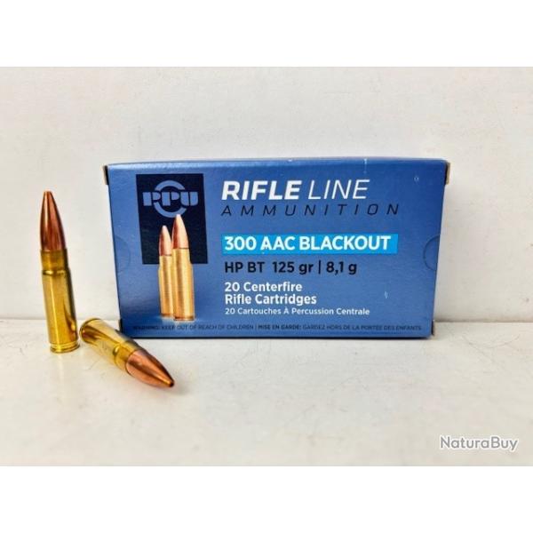 1 Boite de Balles Partizan cal 300 BLACKOUT AAC 125gr