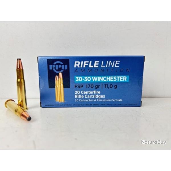 1 Boite de Balles Partizan Cal 30-30 Win 170gr FSP