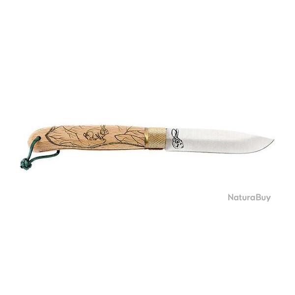 Couteau pliant D�cal� S�rie Chasse - Focus Lapin
