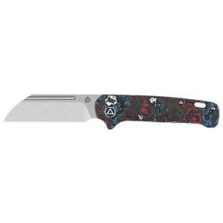 Couteau pliant QSP Penguin Fat Carbon Nebula