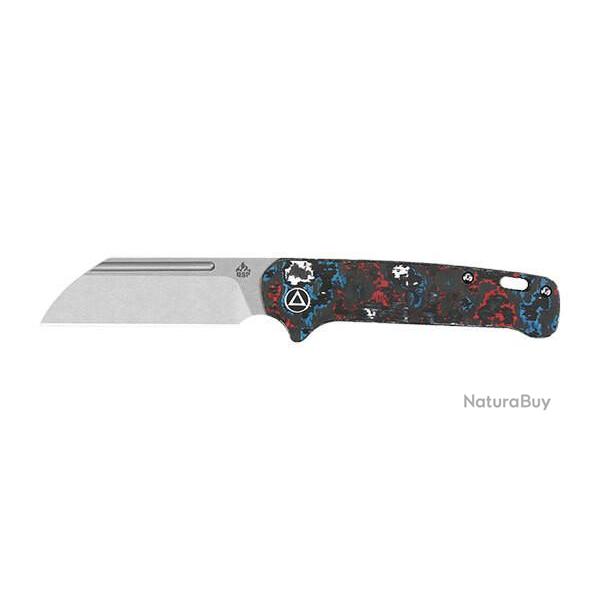 Couteau pliant QSP Penguin Fat Carbon Nebula