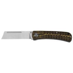 Couteau pliant QSP Hedgehog Fibre de carbone Or