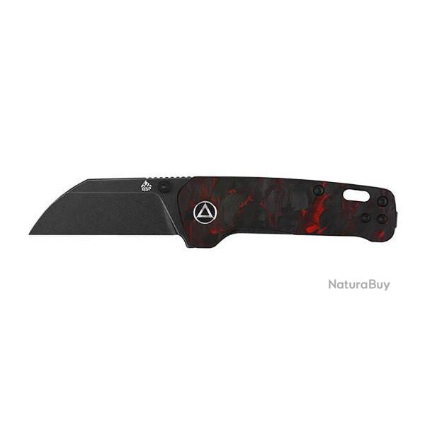 Couteau pliant QSP Penguin Mini Noir/Rouge