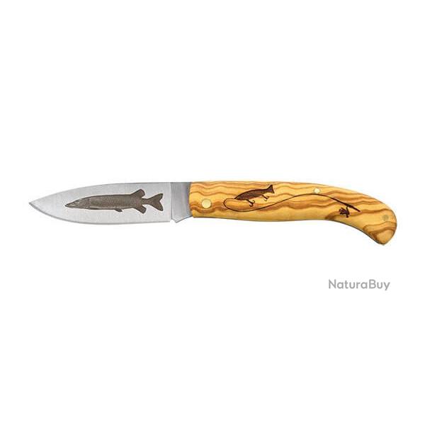 Couteau pliant Agora Tec S�rie personnalis�e 78 - Brochet