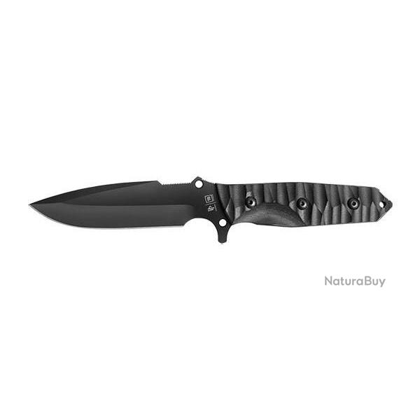 Couteau fixe TB Outdoor Maraudeur Lisse Toxifi� - Noir