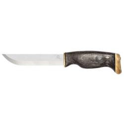 Couteau fixe Arctic Legend Bear knife Bois teint&eacute; noir