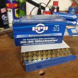 LOT 120 douilles calibre 30 30 winchester