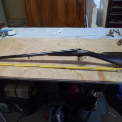 Tr&egrave;s rare fusil de chasse calibre 12 canons fixes de marque PEUGEOT