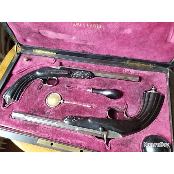 Coffret de pistolets de tir type flobert