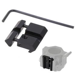 Montage Adaptateur 11mm Vers 20mm Picatinny Aluminium Faible Hauteur