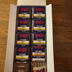 400 Cartouches 17 HMR