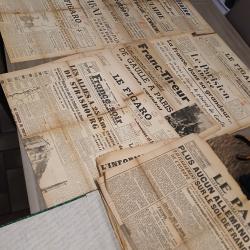 Pages de journaux ww2
