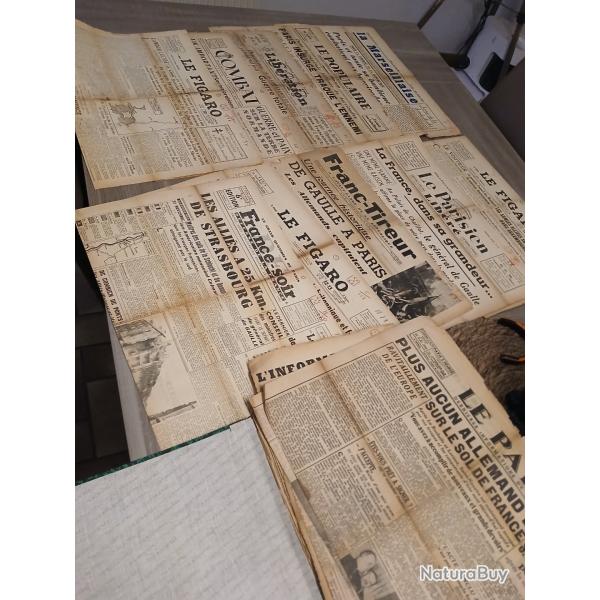 Pages de journaux ww2