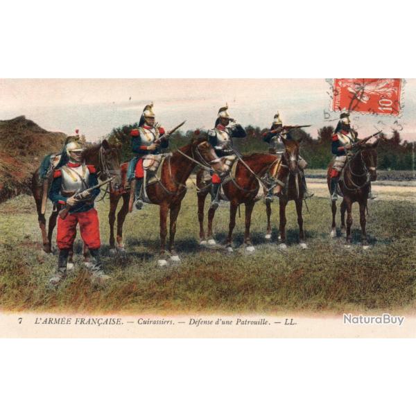 CPA - LARMEE FRANCAISE - Cuirassiers- D�fense dune Patrouille -N�7215