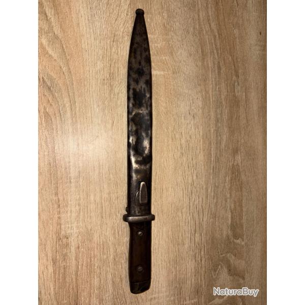 ancienne ba�onnette ww1 premi�re guerre mondiale objet collection couteau arme blanche