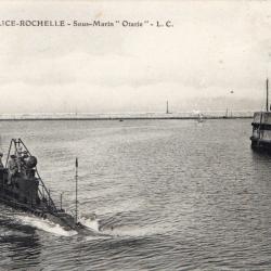 Carte Postale Ancienne - Sous-Marin Otario &agrave; La Pallice-Rochelle -N&deg;7216