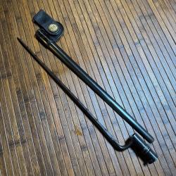 RARE BA&Iuml;ONNETTE US mod 1873 SPRINGFIELD TRAAPDOOR DE LA GARDE R&Eacute;PUBLICAINE DU PENNSYLVANIE U.S.A