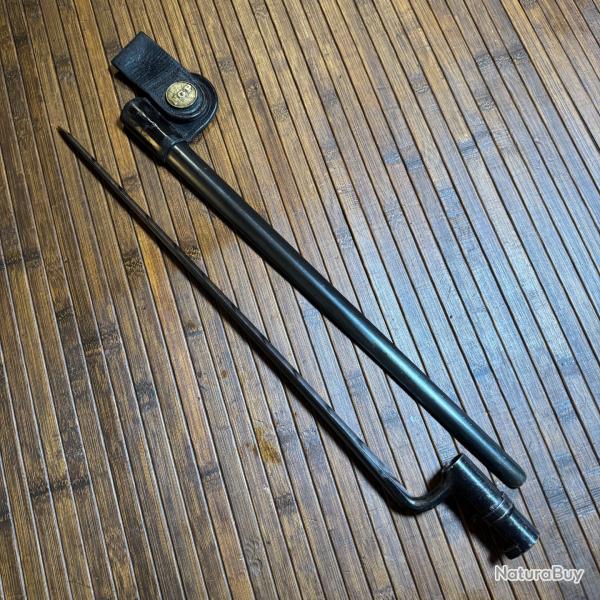 RARE BA�ONNETTE US mod 1873 SPRINGFIELD TRAAPDOOR DE LA GARDE R�PUBLICAINE DU PENNSYLVANIE U.S.A