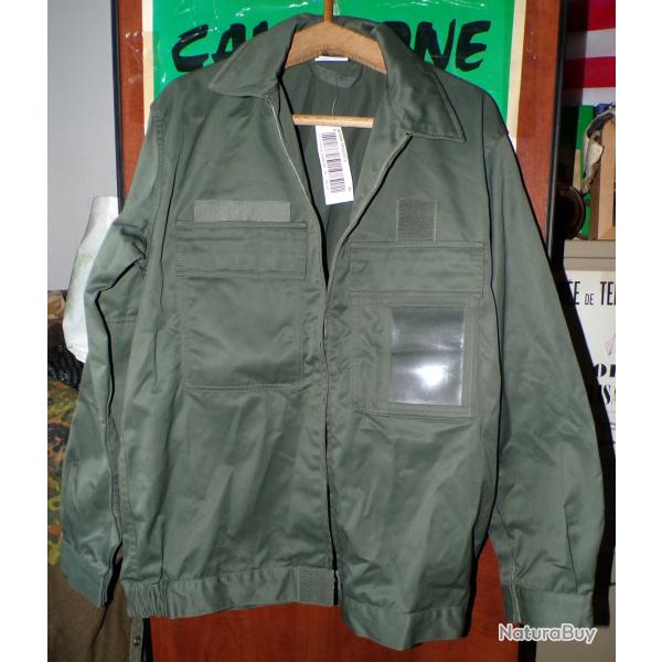 VESTE BLOUSON  DE TREILLIS DE  L'ARMEE DE L'AIR  DE L'ARMEE FRANCAISE AVEC ETIQUETTE DE 2008  , TAIL