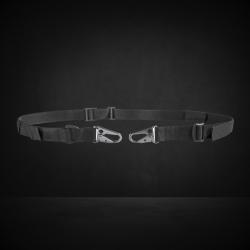 SANGLE R&Eacute;GLABLE 2 POINTS TASMANIAN TIGER NOIRE BOUCLE ACIER