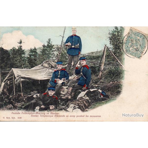 CPA - Deutsche Feldtelephon-Abteilung im Maanover -N�6094