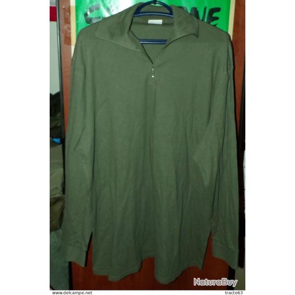 CHEMISE MILITAIRE F1 DE L'ARMEE FRANCAISE ,Taille 120 SOIT XXL EN CIVIL,NEUF AVEC MANCHES LONGUES�,