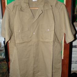 CHEMISE MILITAIRE DE L'ARMEE FRANCAISE ,Taille 4 % SOIT XL EN CIVIL, NEUF FABRICATION FRANCAISE A NA