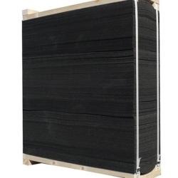 cible en mousse avec cadre bois 60x60x30 cm Band&eacute;e