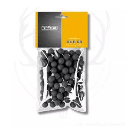 100 billes caoutchouc d'entrainement Cal. 68 - RB PRAC - Series T4E