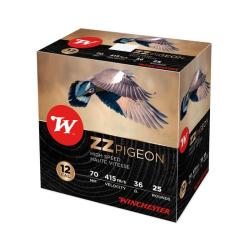 OFFRE CHASSE NB WINCHESTER ZZ PIGEON 36 gr calibre 12/70 5 boites de 25 MUN LIV OFFERTE !