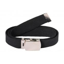 Ceinture en toile 130cm - Noir