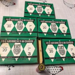 Cartouches 20/70 plomb 3