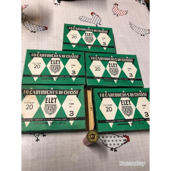 Cartouches 20/70 plomb 3