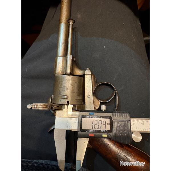 REVOLVER 12mm A BROCHE TYPE LEFAUCHEUX