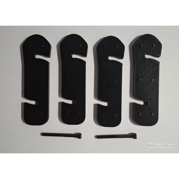Lot de 4 Intercalaires (spacer) pour ch�ssis MDT Oryx/XRS