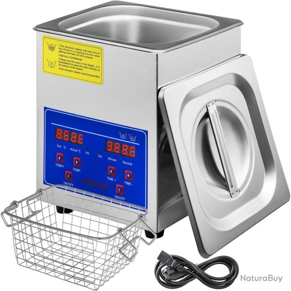 NETTOYEUR ULTRASONS 2L | Sp�cial Nettoyage Douilles & Rechargement | Inox Digital