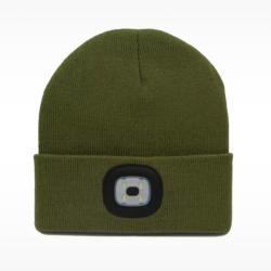 Bonnet avec lampe LED rechargeable USB