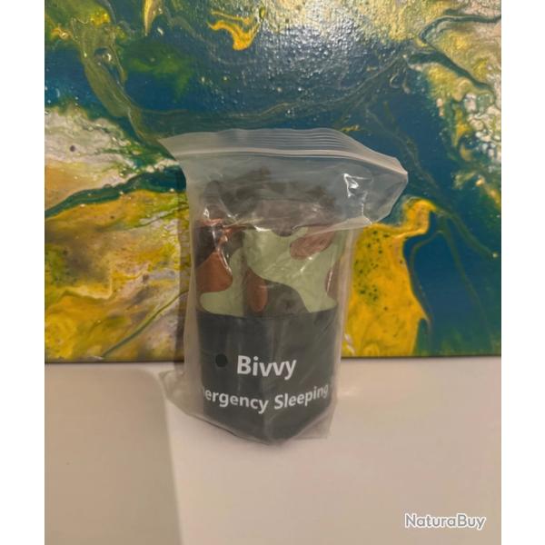 Bivvy de survie - Sac de couchage d'urgence compact - L�ger & isolant - Outdoor