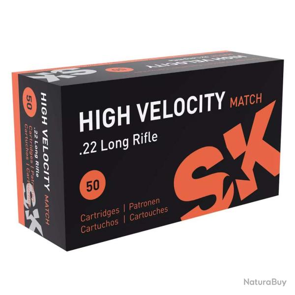 SK HIGH VELOCITY MATCH 22 LR X50