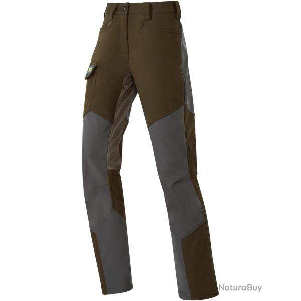 Pantalon de chasse softshell pour femmes Robur Couleur Vert