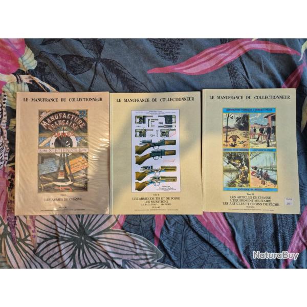 Livres le manufrance du collectionneur tome 1,2 et 3