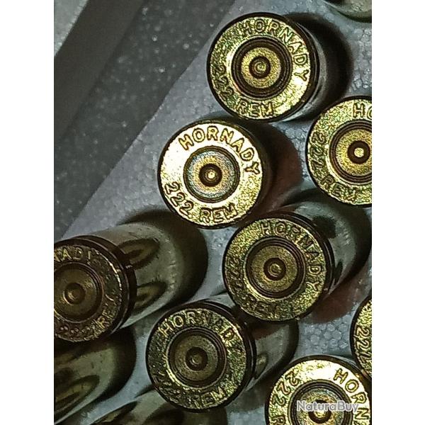 Lot de 400 douilles 222R Hornady tir�es 1 X