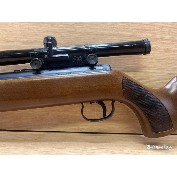 Carabine Diana excellent �tat  mod 35 cal 4,5 avec sa lunette uniscope 2X2 1� sans prix de r�serve !