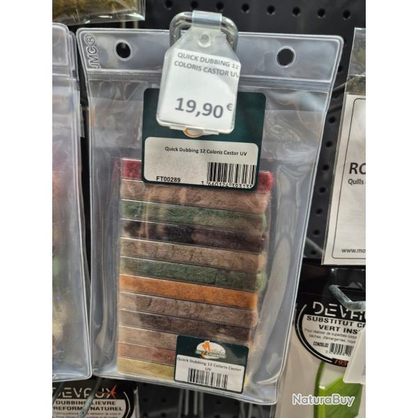 QUICK DUBBING 12 COLORIS CASTOR UV - JMC