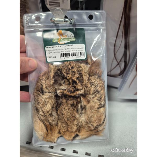 MASQUE DE LIEVRE NATUREL - JMC