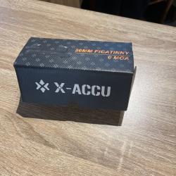 X-accu 30mm picatinny 0 MOA