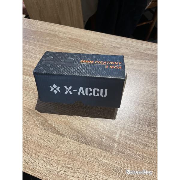 X-accu 30mm picatinny 0 MOA