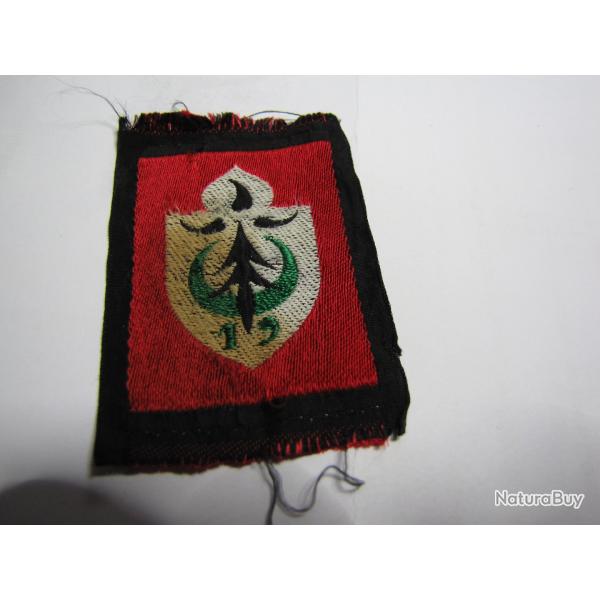 Insigne / patch en tissus 19 �me RI AFN origine