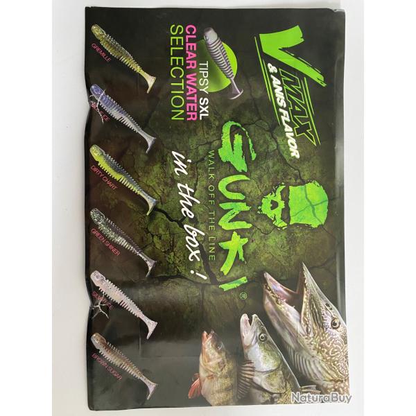 Leurres souples Gunki Tipsy SXL