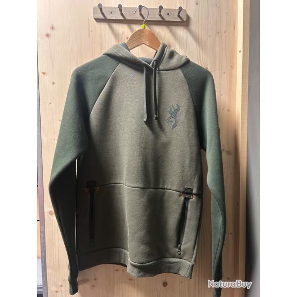SWEAT-SHIRT BROWNING SNAPSHOT TWO TONES - VERT